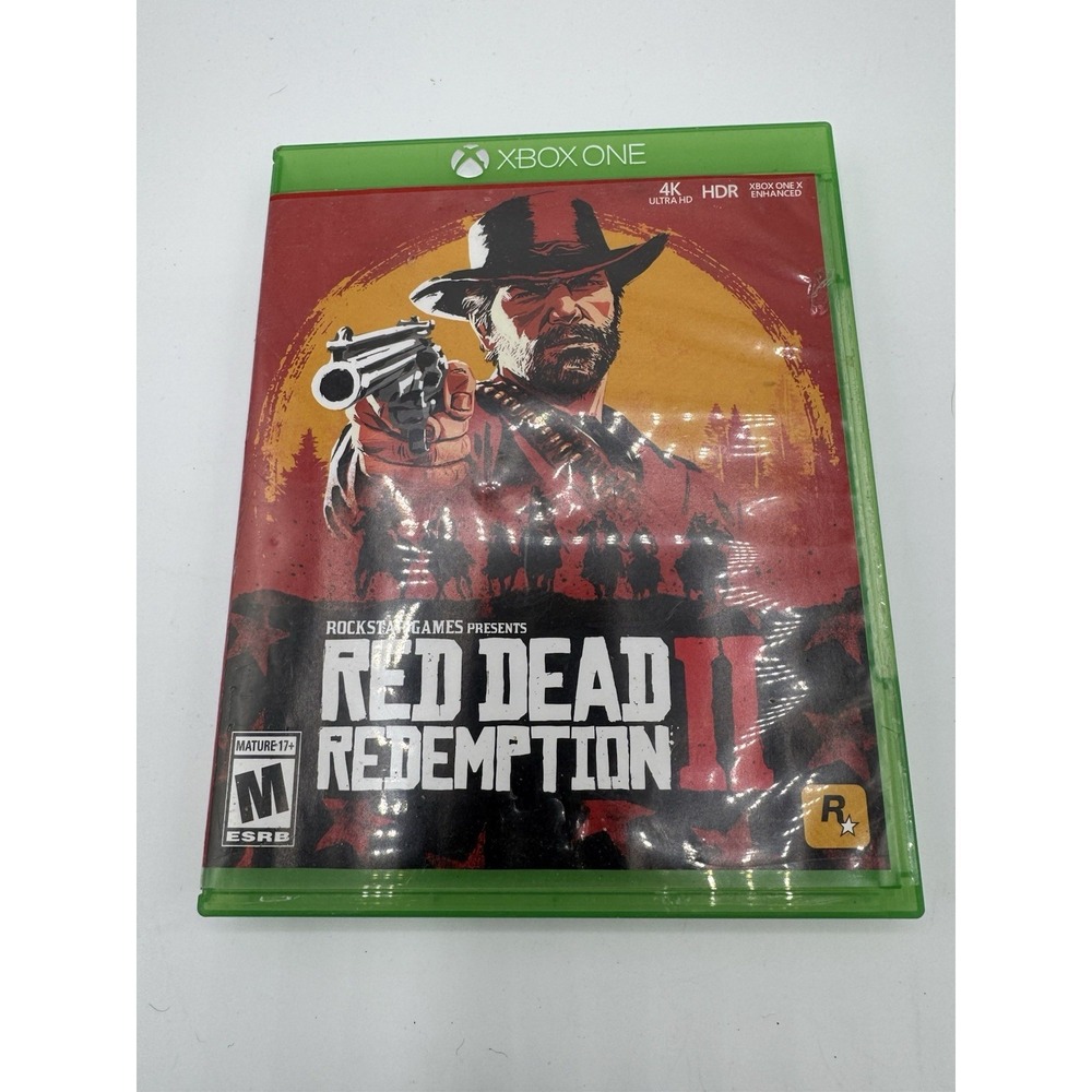Red Dead Redemption 2 II Microsoft Xbox One, 2018) Complete with 2 Discs & Map